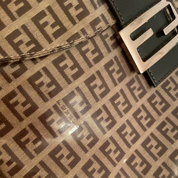 Fendi vintage coated canvas bag, with storage bag - Picture 11 of 15